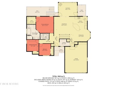 Welcome to your beautifully maintained 4-bedroom, 3-bathroom on Tanasi Golf Course in Tennessee - for sale on GolfHomes.com, golf home, golf lot