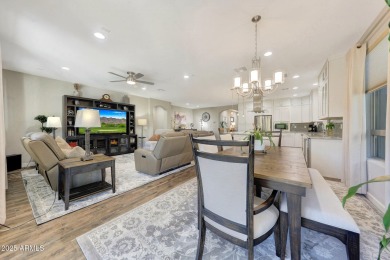 Welcome to a rare and beautifully upgraded single-level home in on Encanterra Country Club in Arizona - for sale on GolfHomes.com, golf home, golf lot