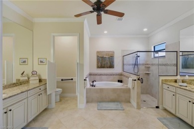 Step into this impeccably maintained, elegantly appointed estate on Bonita National Golf Course in Florida - for sale on GolfHomes.com, golf home, golf lot