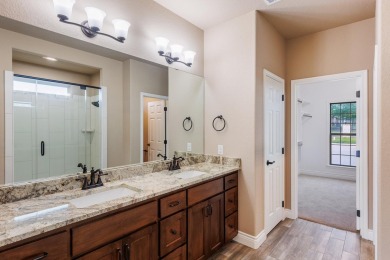 Stunning new construction in the gated Meadow Lakes Golf Club on Hidden Falls Golf Club in Texas - for sale on GolfHomes.com, golf home, golf lot