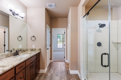 Stunning new construction in the gated Meadow Lakes Golf Club on Hidden Falls Golf Club in Texas - for sale on GolfHomes.com, golf home, golf lot