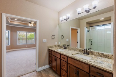 Stunning new construction in the gated Meadow Lakes Golf Club on Hidden Falls Golf Club in Texas - for sale on GolfHomes.com, golf home, golf lot