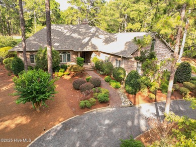 Welcome to this elegant, all-brick custom home built by on Pinewild Country Club of Pinehurst in North Carolina - for sale on GolfHomes.com, golf home, golf lot