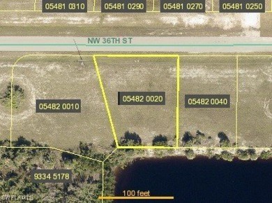 OVER-SIZED BUILDING SITE WITH DIRECT GULF ACCESS AND SOUTHERN on Burnt Store Golf Club in Florida - for sale on GolfHomes.com, golf home, golf lot