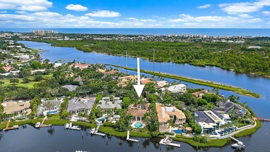 Experience waterfront living at its finest in this rare on Jonathans Landing Golf Club in Florida - for sale on GolfHomes.com, golf home, golf lot