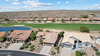 Perfectly positioned on a premium golf course lot, this elegant on Saddlebrooke Golf Course in Arizona - for sale on GolfHomes.com, golf home, golf lot