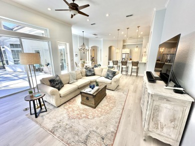 Located on a private end lot and shielded by greenery, this on Sandestin Golf and Beach Resort - Raven in Florida - for sale on GolfHomes.com, golf home, golf lot