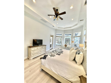 Located on a private end lot and shielded by greenery, this on Sandestin Golf and Beach Resort - Raven in Florida - for sale on GolfHomes.com, golf home, golf lot