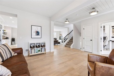 Experience modern luxury in this stunning custom-built Gonyea on Rush Creek Golf Club in Minnesota - for sale on GolfHomes.com, golf home, golf lot