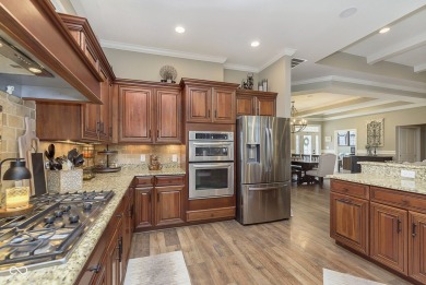 Situated in the esteemed Bridgewater Club, this elegant on The Bridgewater Club  in Indiana - for sale on GolfHomes.com, golf home, golf lot