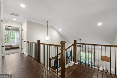 This lovely custom-built home offers a flowing, spacious on Fairfield Plantation Golf and Country Club in Georgia - for sale on GolfHomes.com, golf home, golf lot