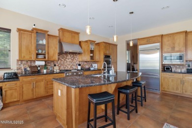 The views of the valley and mountains from the backyard of this on Somersett Country Club - Canyon Nine in Nevada - for sale on GolfHomes.com, golf home, golf lot