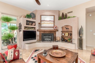 Exquisite Territorial home situated on the 13th hole of the on Tonto Verde Golf Club in Arizona - for sale on GolfHomes.com, golf home, golf lot