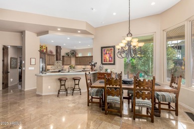 Exquisite Territorial home situated on the 13th hole of the on Tonto Verde Golf Club in Arizona - for sale on GolfHomes.com, golf home, golf lot