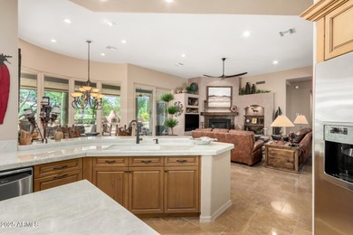 Exquisite Territorial home situated on the 13th hole of the on Tonto Verde Golf Club in Arizona - for sale on GolfHomes.com, golf home, golf lot