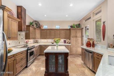 Exquisite Territorial home situated on the 13th hole of the on Tonto Verde Golf Club in Arizona - for sale on GolfHomes.com, golf home, golf lot