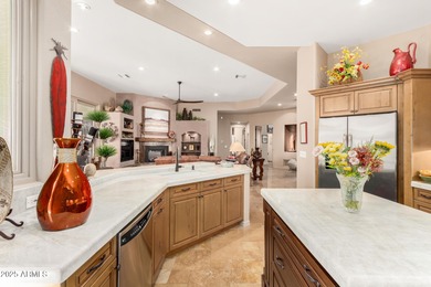 Exquisite Territorial home situated on the 13th hole of the on Tonto Verde Golf Club in Arizona - for sale on GolfHomes.com, golf home, golf lot