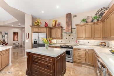 Exquisite Territorial home situated on the 13th hole of the on Tonto Verde Golf Club in Arizona - for sale on GolfHomes.com, golf home, golf lot