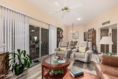 Come see this darling Phase 3 2 bedroom, 2 bath end unit. This on Sun City-Willow Creek / Willow Brook  in Arizona - for sale on GolfHomes.com, golf home, golf lot