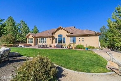 The views of the valley and mountains from the backyard of this on Somersett Country Club - Canyon Nine in Nevada - for sale on GolfHomes.com, golf home, golf lot