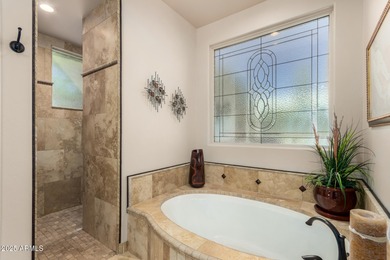 Exquisite Territorial home situated on the 13th hole of the on Tonto Verde Golf Club in Arizona - for sale on GolfHomes.com, golf home, golf lot