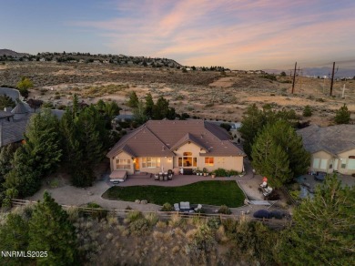 The views of the valley and mountains from the backyard of this on Somersett Country Club - Canyon Nine in Nevada - for sale on GolfHomes.com, golf home, golf lot