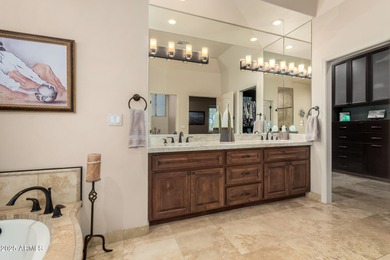 Exquisite Territorial home situated on the 13th hole of the on Tonto Verde Golf Club in Arizona - for sale on GolfHomes.com, golf home, golf lot