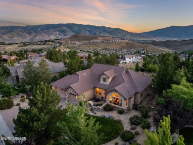 The views of the valley and mountains from the backyard of this on Somersett Country Club - Canyon Nine in Nevada - for sale on GolfHomes.com, golf home, golf lot
