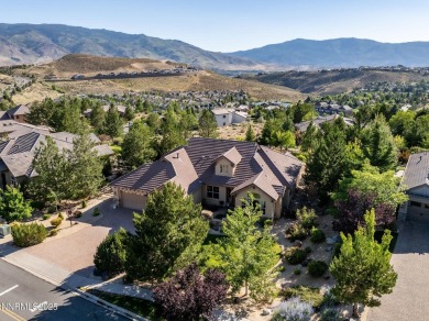 The views of the valley and mountains from the backyard of this on Somersett Country Club - Canyon Nine in Nevada - for sale on GolfHomes.com, golf home, golf lot
