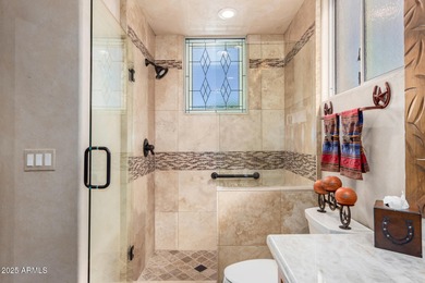 Exquisite Territorial home situated on the 13th hole of the on Tonto Verde Golf Club in Arizona - for sale on GolfHomes.com, golf home, golf lot