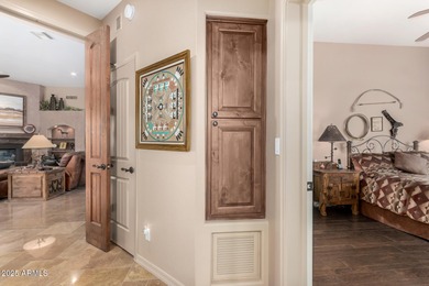 Exquisite Territorial home situated on the 13th hole of the on Tonto Verde Golf Club in Arizona - for sale on GolfHomes.com, golf home, golf lot