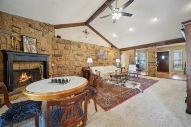 This beautifully maintained 4-bedroom, 3-bathroom home is on Indian Springs Country Club in Oklahoma - for sale on GolfHomes.com, golf home, golf lot