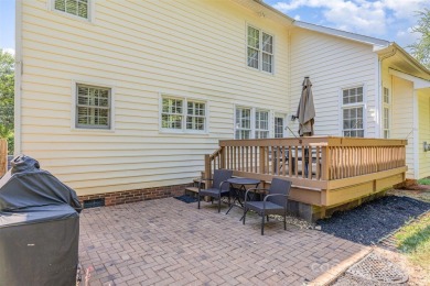 Step into this stunning 4-brf, 2.5-bath brick-front home on Northstone Country Club in North Carolina - for sale on GolfHomes.com, golf home, golf lot