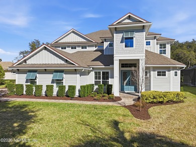 This former Cornerstone model home is situated on a private lot on The Palencia Club in Florida - for sale on GolfHomes.com, golf home, golf lot