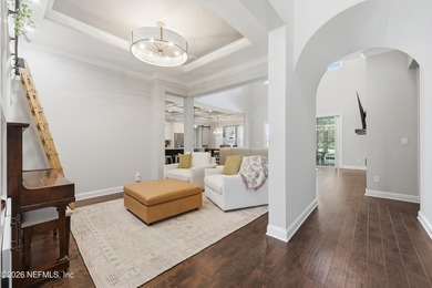 This former Cornerstone model home is situated on a private lot on The Palencia Club in Florida - for sale on GolfHomes.com, golf home, golf lot