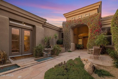 Nestled on a spacious 1-acre private corner lot, this home on Sanctuary Golf Course At WestWorld in Arizona - for sale on GolfHomes.com, golf home, golf lot