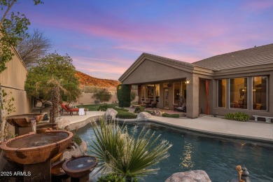Nestled on a spacious 1-acre private corner lot, this home on Sanctuary Golf Course At WestWorld in Arizona - for sale on GolfHomes.com, golf home, golf lot