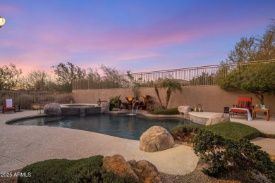 Nestled on a spacious 1-acre private corner lot, this home on Sanctuary Golf Course At WestWorld in Arizona - for sale on GolfHomes.com, golf home, golf lot