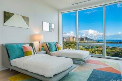 Panoramic views of the Pacific Ocean, coastline, and Diamond on Ala Wai Golf Course in Hawaii - for sale on GolfHomes.com, golf home, golf lot
