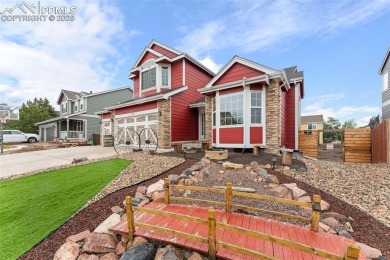 Welcome to your dream home in the highly sought-after Woodmen on Antler Creek Golf Course in Colorado - for sale on GolfHomes.com, golf home, golf lot