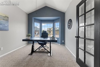 Welcome to your dream home in the highly sought-after Woodmen on Antler Creek Golf Course in Colorado - for sale on GolfHomes.com, golf home, golf lot