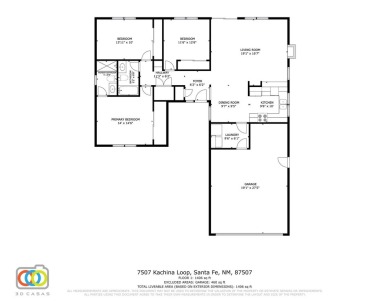 Beautiful home in gated community! This charming home is in the on Santa Fe Country Club in New Mexico - for sale on GolfHomes.com, golf home, golf lot