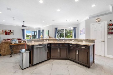 Fabulous move-in ready 5 BR + office, 4.5 BA home with pool on a on PGA National Estates Golf Course in Florida - for sale on GolfHomes.com, golf home, golf lot