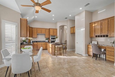 Welcome home! This spacious Sonoma floor plan is nestled along a on Wildhorse Golf Club of Robson Ranch in Texas - for sale on GolfHomes.com, golf home, golf lot