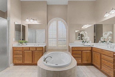 Welcome home! This spacious Sonoma floor plan is nestled along a on Wildhorse Golf Club of Robson Ranch in Texas - for sale on GolfHomes.com, golf home, golf lot