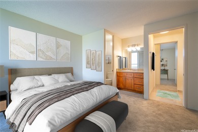 OPEN HOUSE SUN 12/21, 2-5PM. Spacious 2-bedroom, 1.5-bath unit on Honolulu Country Club in Hawaii - for sale on GolfHomes.com, golf home, golf lot