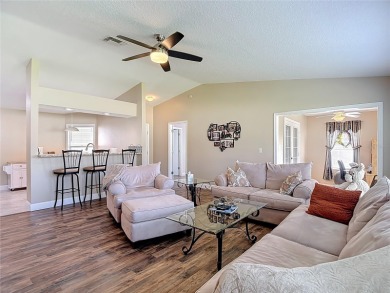 LIGHT, BRIGHT AND OPEN!! This spacious two bedroom + flex space on Tampa Bay Golf and Country Club in Florida - for sale on GolfHomes.com, golf home, golf lot