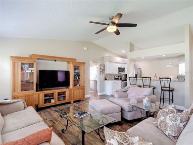 LIGHT, BRIGHT AND OPEN!! This spacious two bedroom + flex space on Tampa Bay Golf and Country Club in Florida - for sale on GolfHomes.com, golf home, golf lot