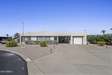 Enjoy the best of Arizona living in this updated 2-bedroom on Fountain of the Sun Country Club in Arizona - for sale on GolfHomes.com, golf home, golf lot