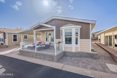 Charming furnished 2 bedroom, 2 bath, plus bonus room home with on Viewpoint Golf Resort in Arizona - for sale on GolfHomes.com, golf home, golf lot